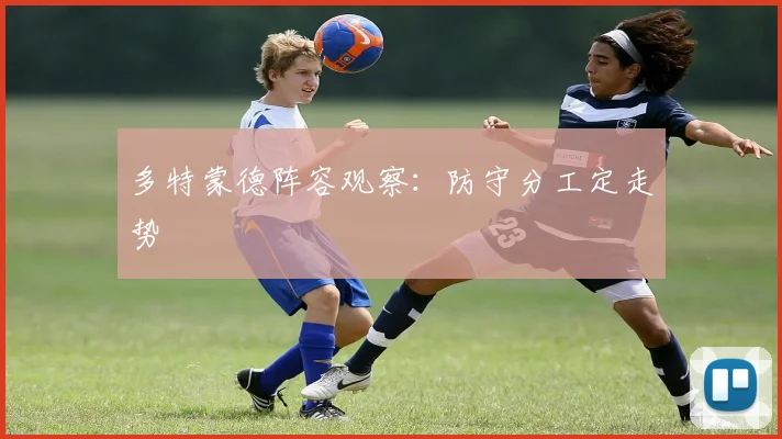 多特蒙德阵容观察:防守分工定走势